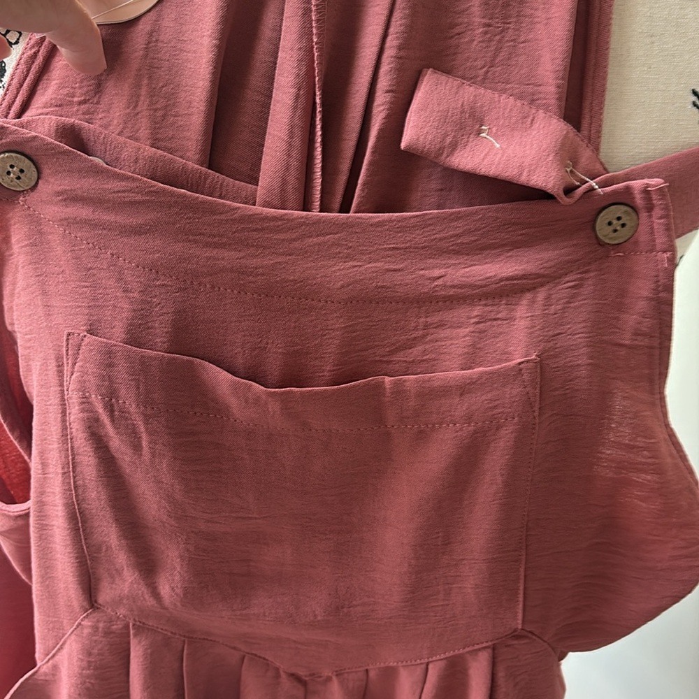 NWT Cueply Wide Leg Overalls -Size Small - Picture 5 of 9
